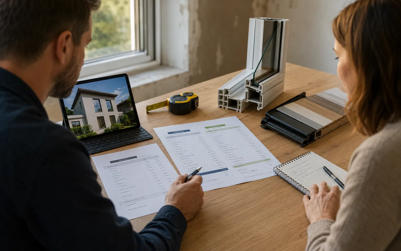 Estimation du budget pour une rénovation de menuiseries
